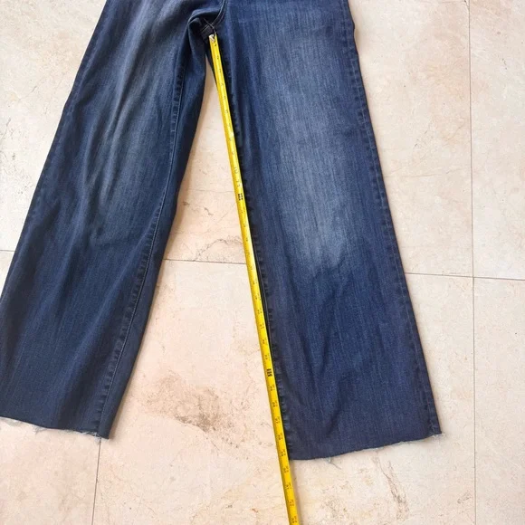 Frame Le Slim Palazzo Raw After Blue Jeans size 27 - Picture 10 of 15